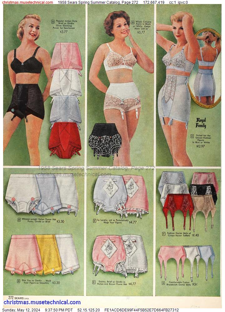 1958 Sears Spring Summer Catalog, Page 272