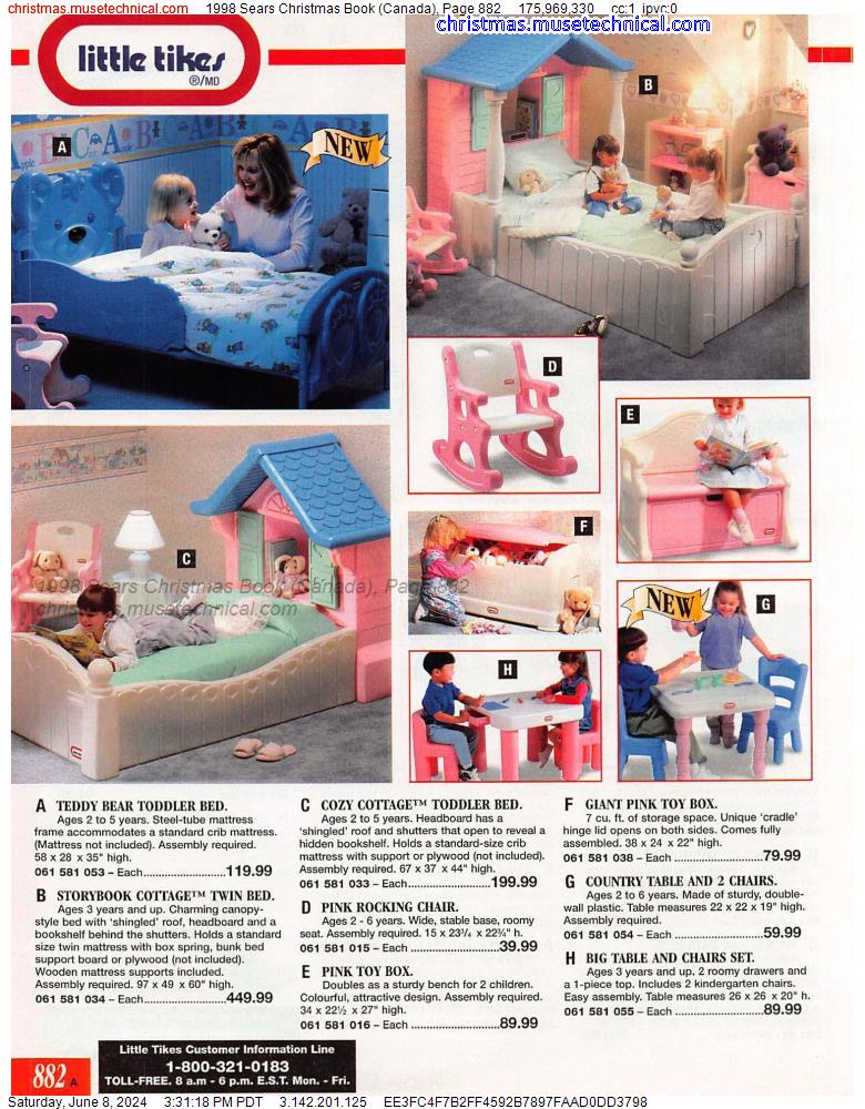 1998 Sears Christmas Book (Canada), Page 882