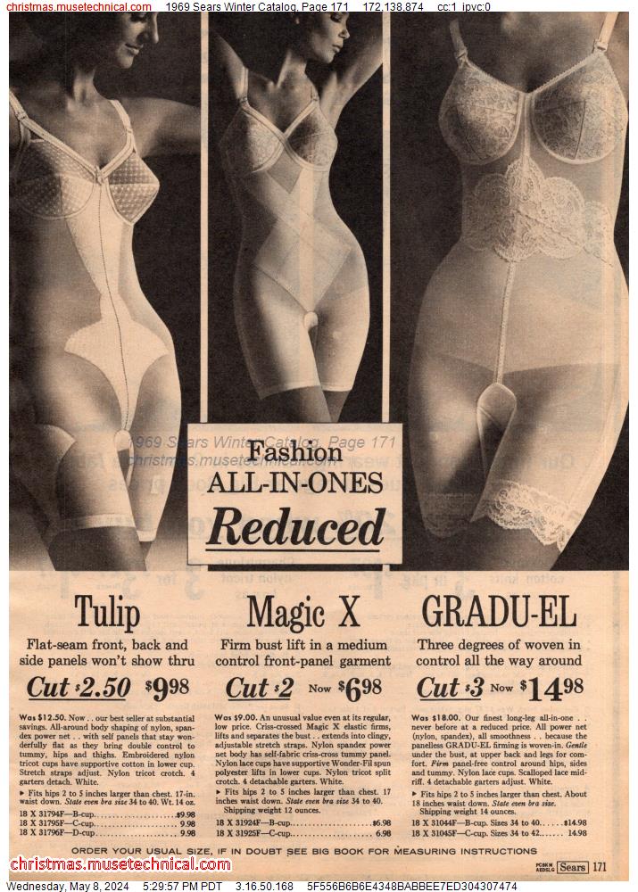 1969 Sears Winter Catalog, Page 171