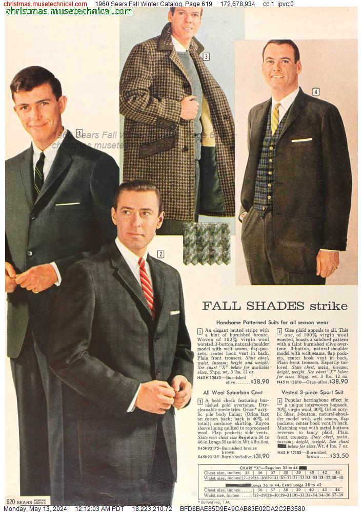 1960 Sears Fall Winter Catalog, Page 619