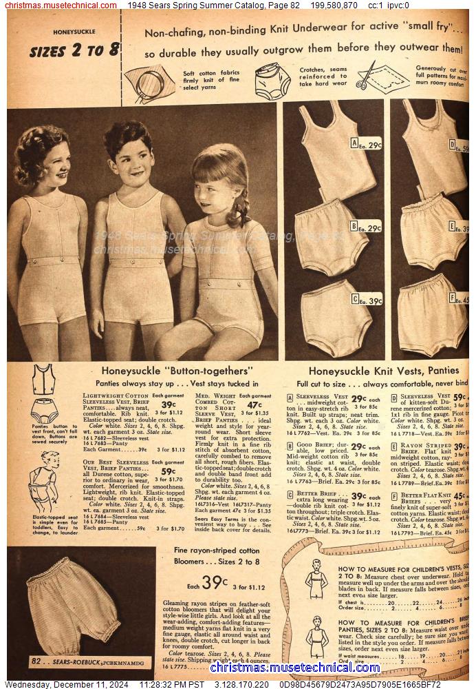 1948 Sears Spring Summer Catalog, Page 82