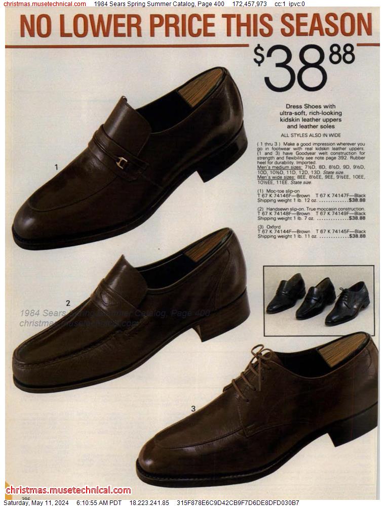 1984 Sears Spring Summer Catalog, Page 400
