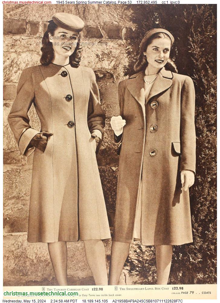 1945 Sears Spring Summer Catalog, Page 53