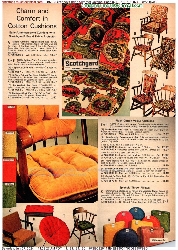 1972 JCPenney Spring Summer Catalog, Page 821