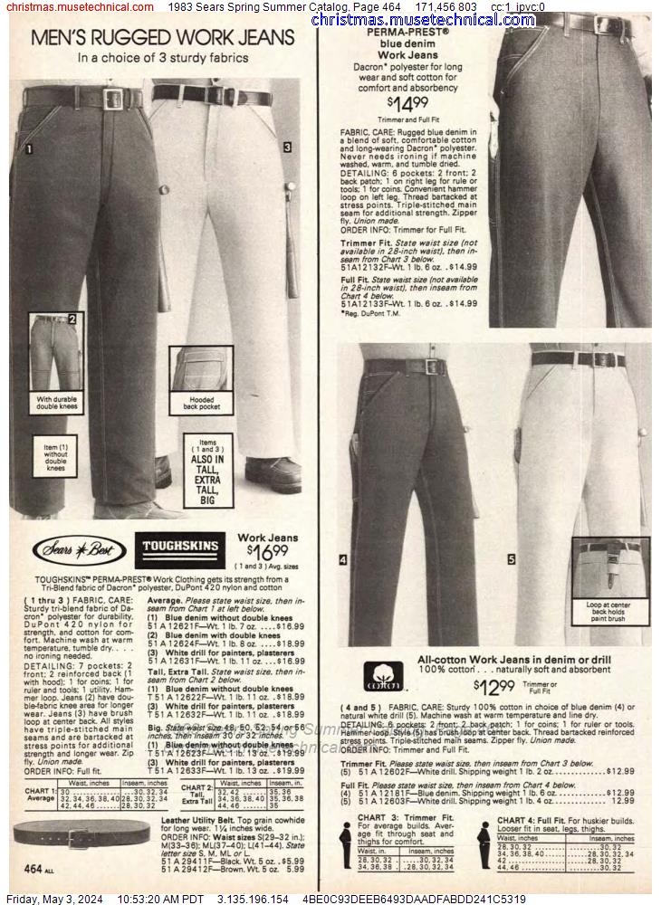 1983 Sears Spring Summer Catalog, Page 464