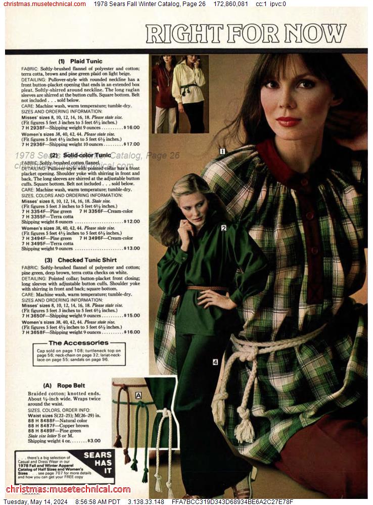 1978 Sears Fall Winter Catalog, Page 26