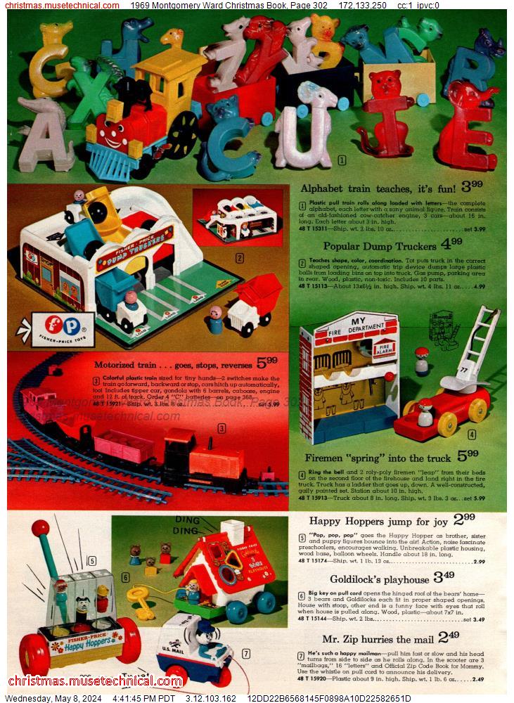 1969 Montgomery Ward Christmas Book, Page 302