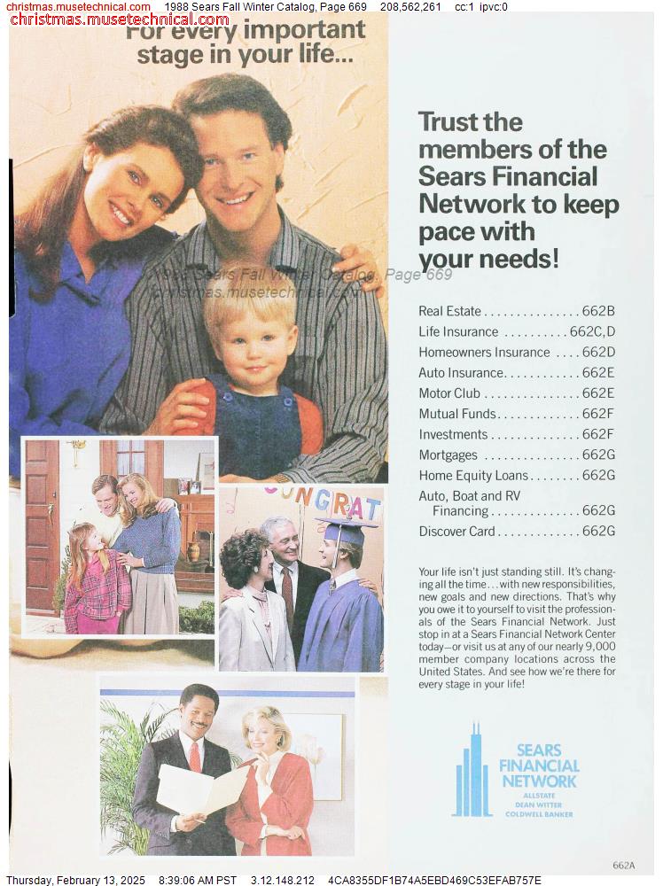 1988 Sears Fall Winter Catalog, Page 669