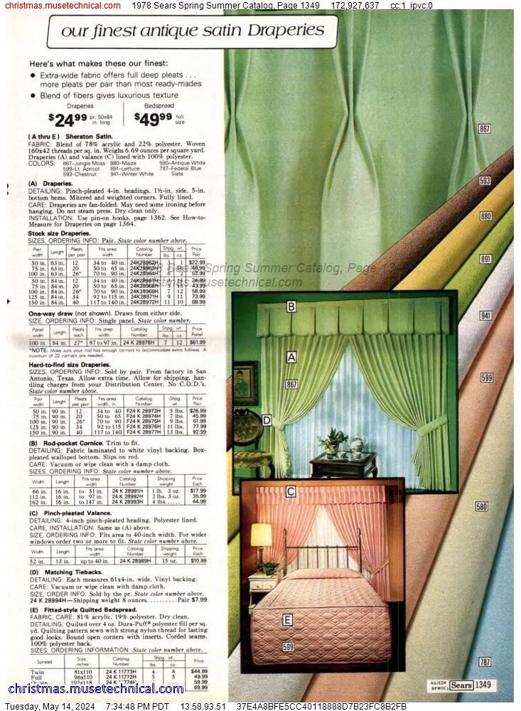 1978 Sears Spring Summer Catalog, Page 1349