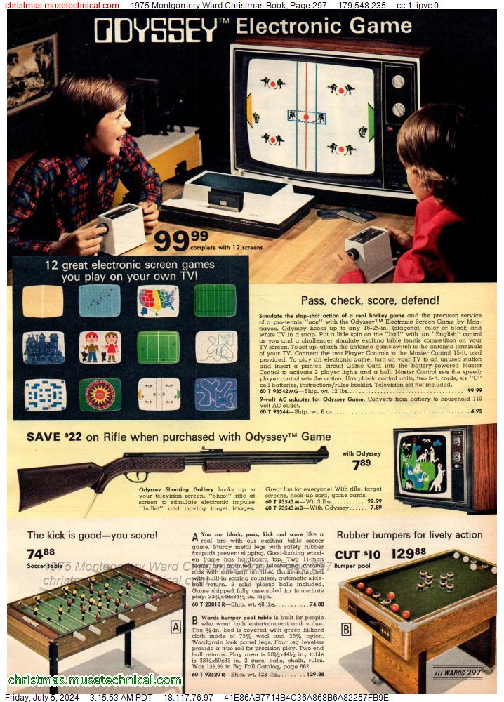 1975 Montgomery Ward Christmas Book, Page 297