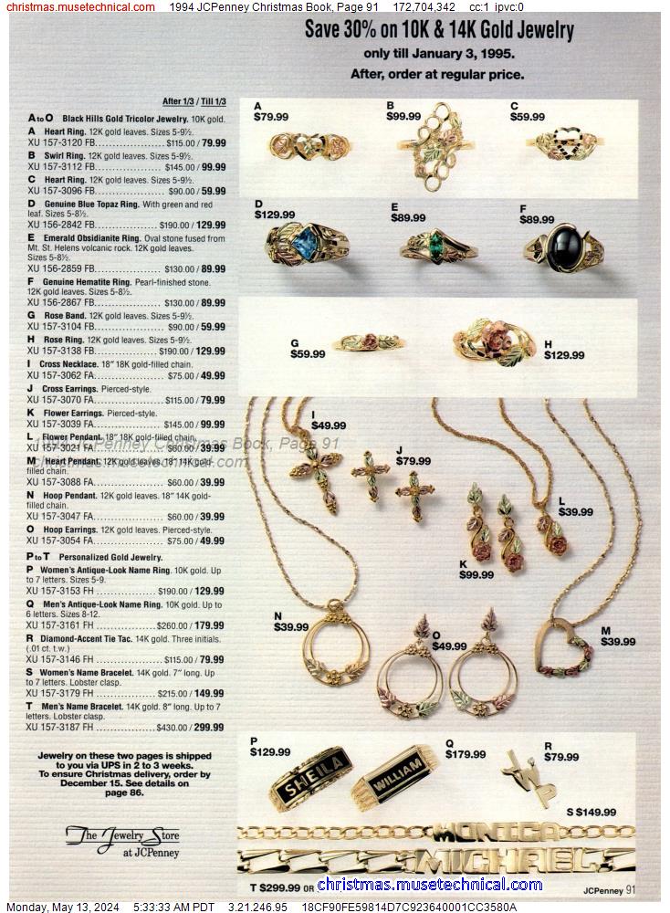 1994 JCPenney Christmas Book, Page 91
