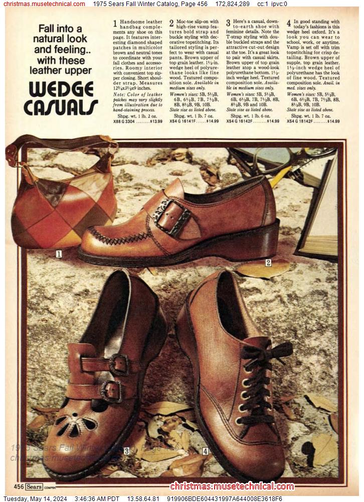 1975 Sears Fall Winter Catalog, Page 456
