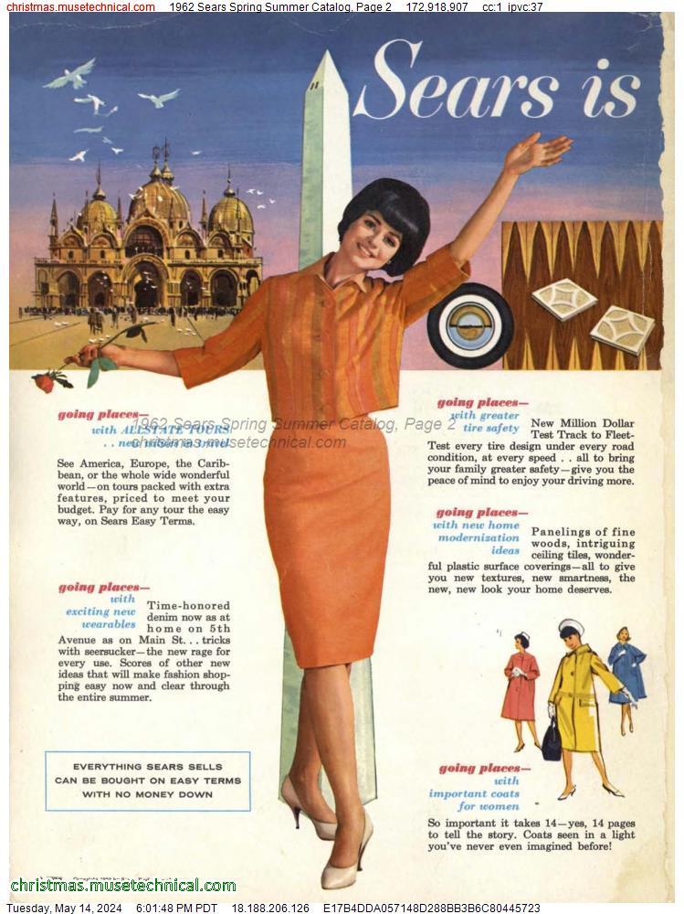 1962 Sears Spring Summer Catalog, Page 2