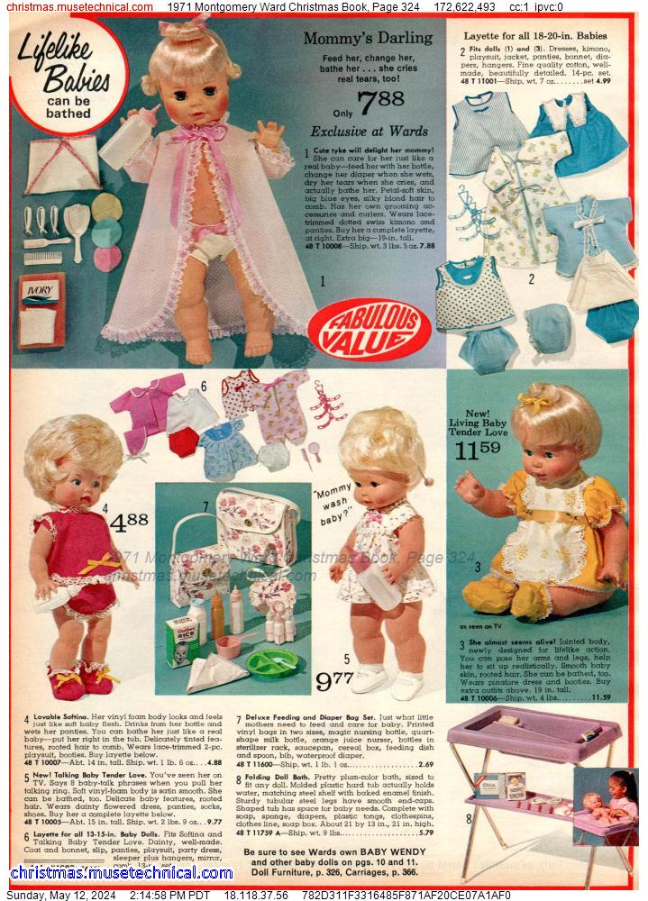1971 Montgomery Ward Christmas Book, Page 324