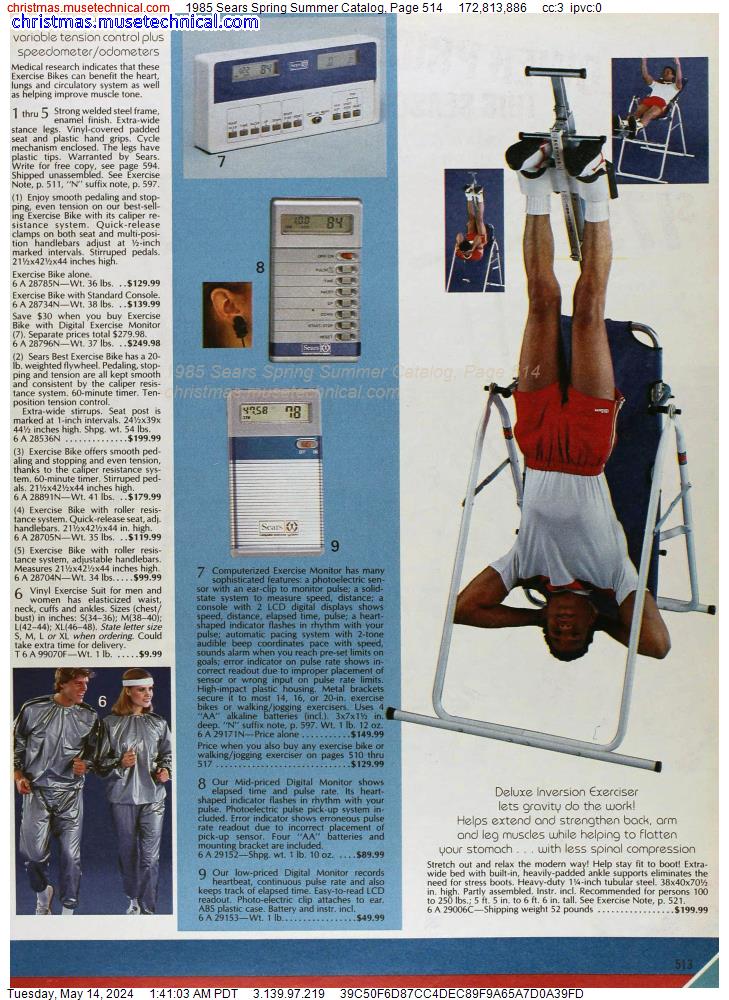 1985 Sears Spring Summer Catalog, Page 514