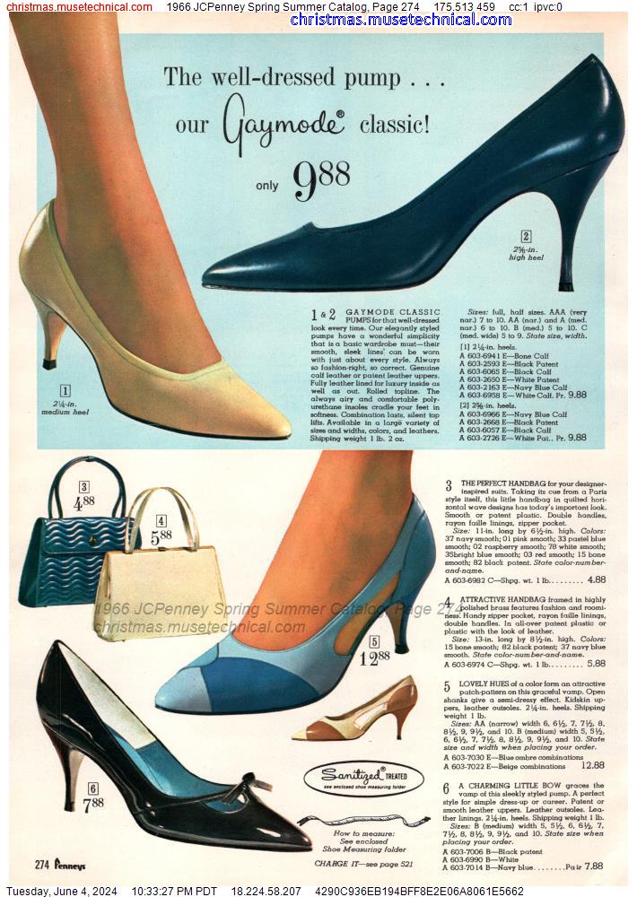 1966 JCPenney Spring Summer Catalog, Page 274