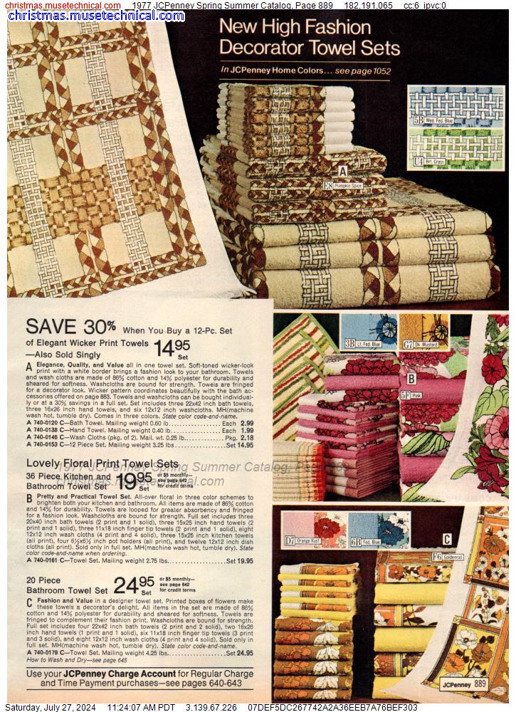 1977 JCPenney Spring Summer Catalog, Page 889