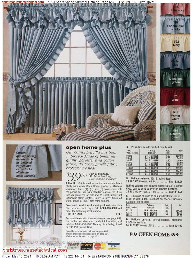 1993 Sears Spring Summer Catalog, Page 657