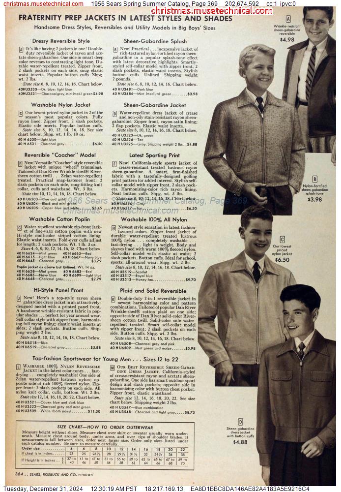 1956 Sears Spring Summer Catalog, Page 369