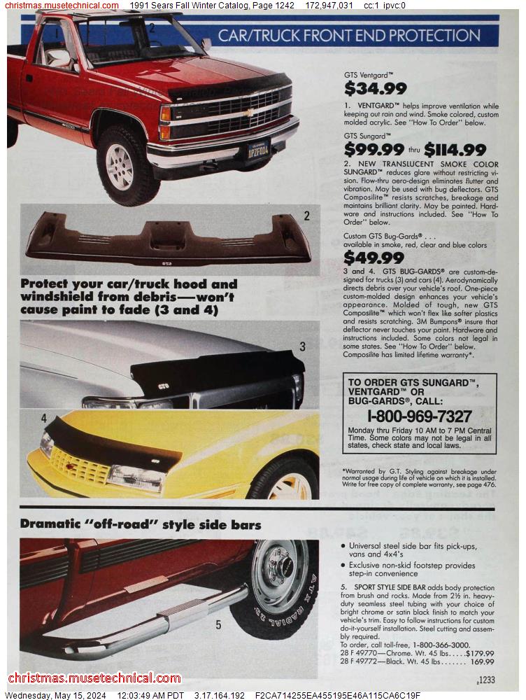 1991 Sears Fall Winter Catalog, Page 1242