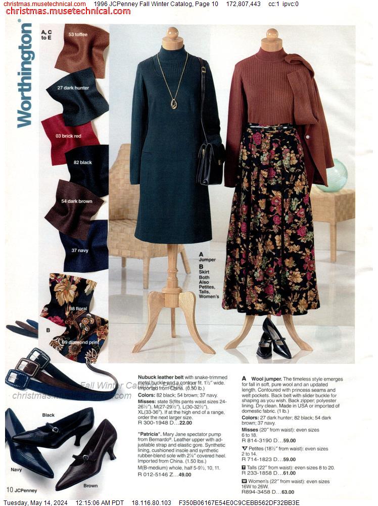 1996 JCPenney Fall Winter Catalog, Page 10
