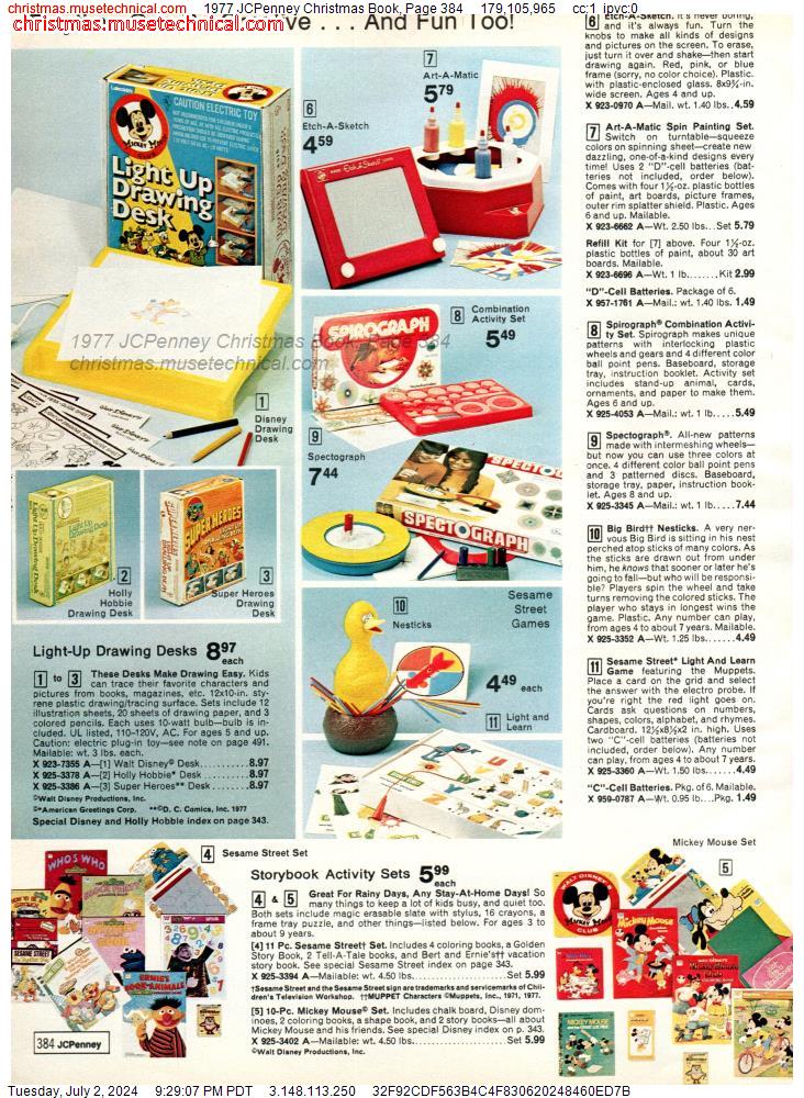 1977 JCPenney Christmas Book, Page 384