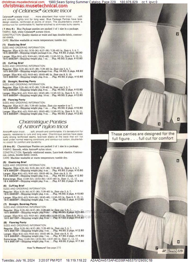 1980 Sears Spring Summer Catalog, Page 229