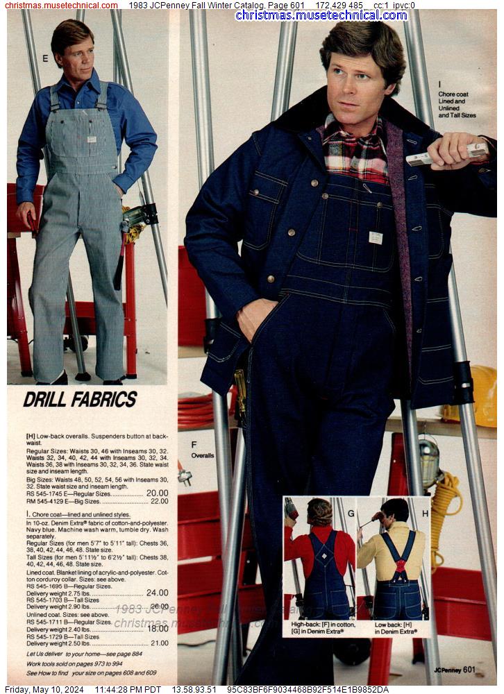 1983 JCPenney Fall Winter Catalog, Page 601