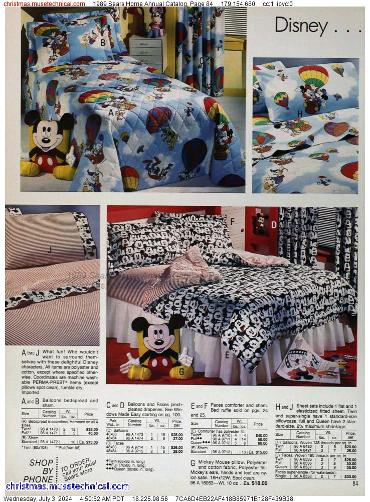 1989 Sears Home Annual Catalog, Page 84