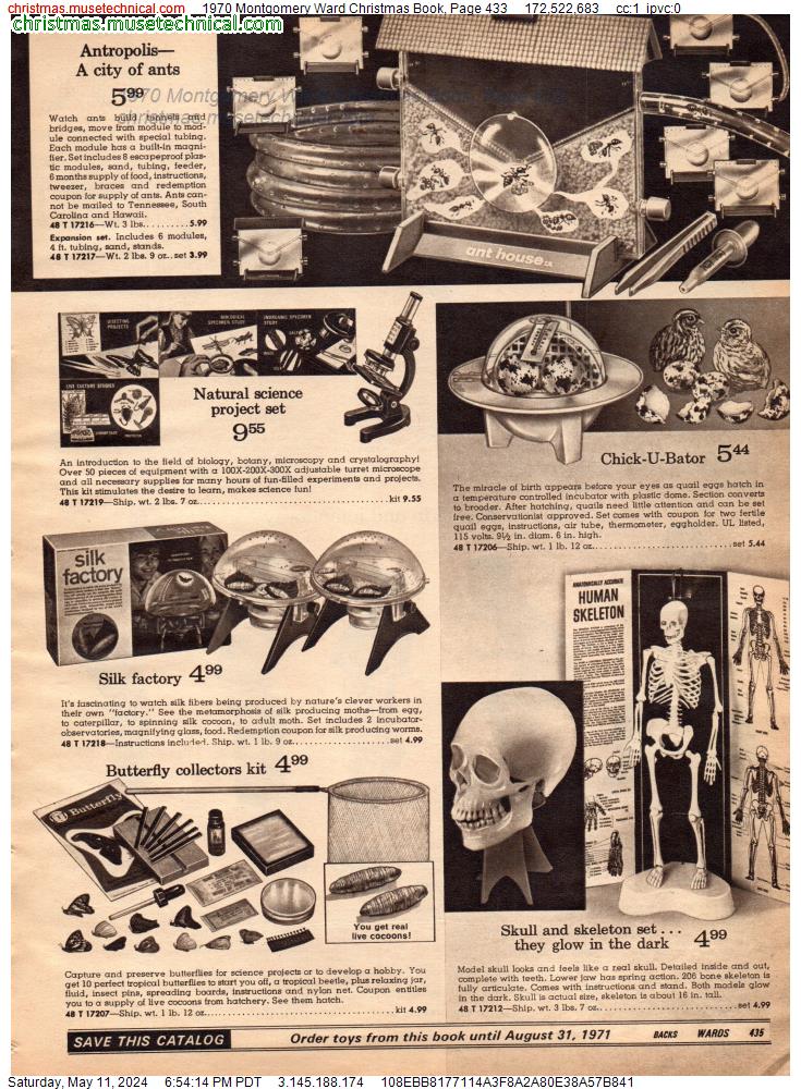 1970 Montgomery Ward Christmas Book, Page 433