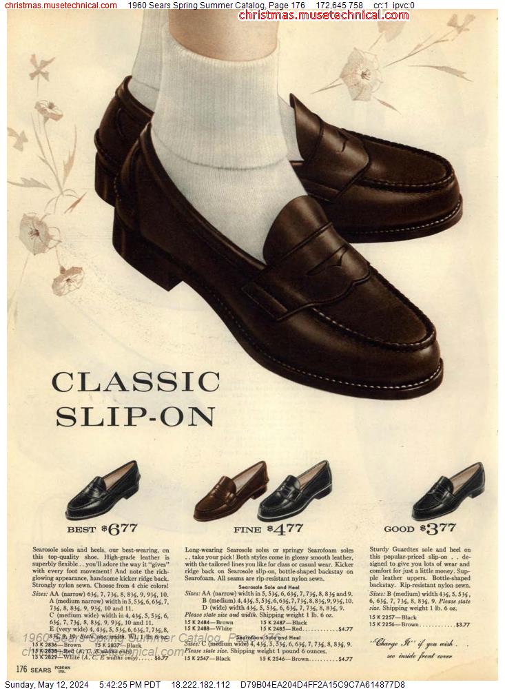1960 Sears Spring Summer Catalog, Page 176