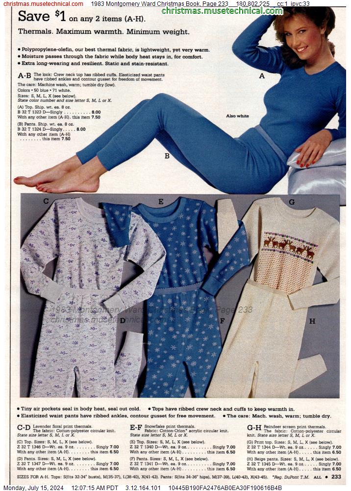 1983 Montgomery Ward Christmas Book, Page 233