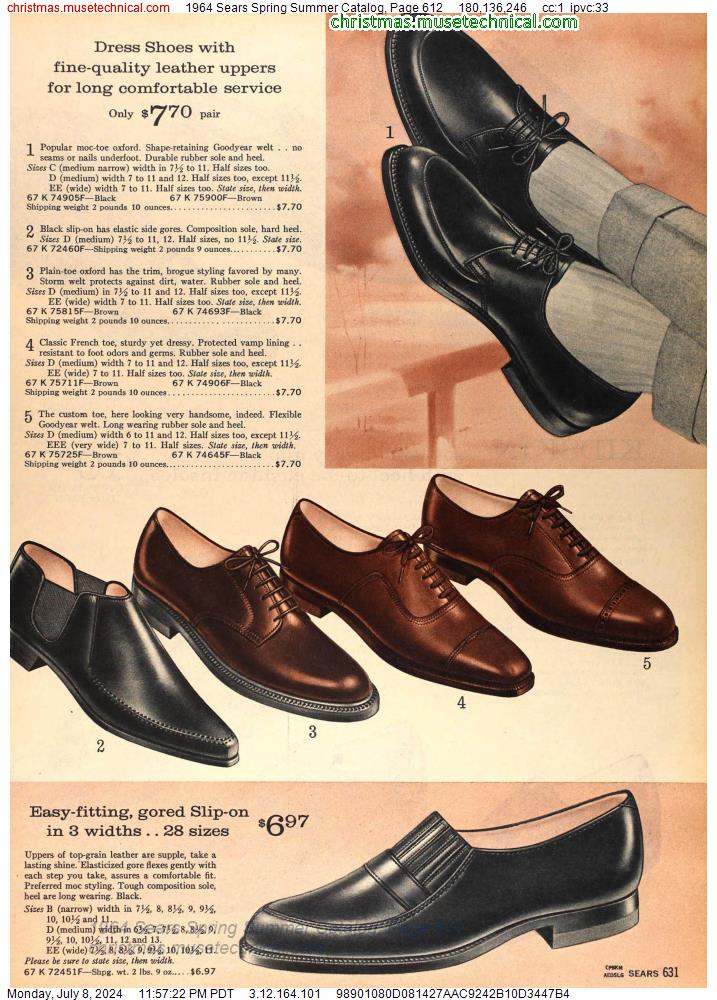 1964 Sears Spring Summer Catalog, Page 612