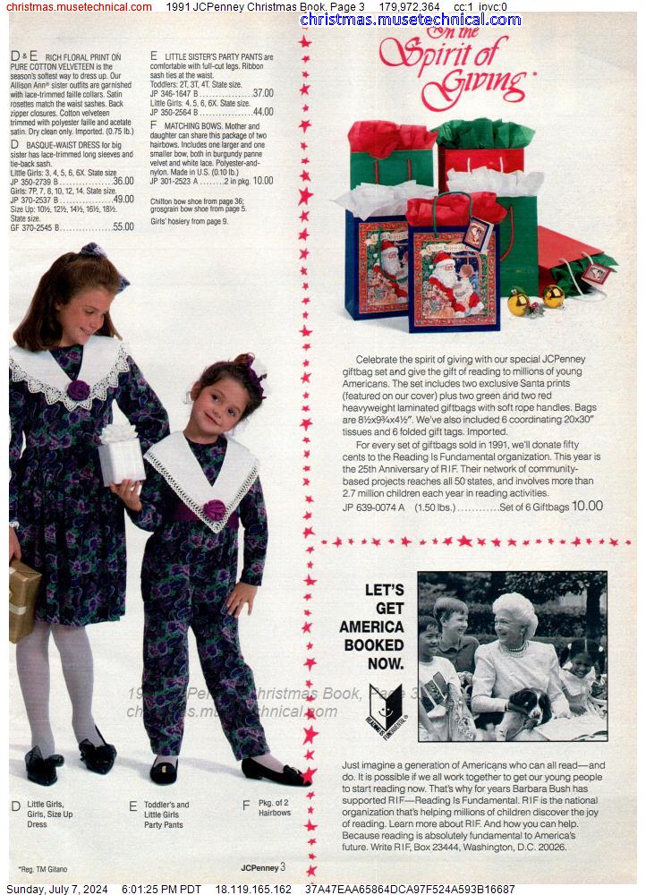 1991 JCPenney Christmas Book, Page 3