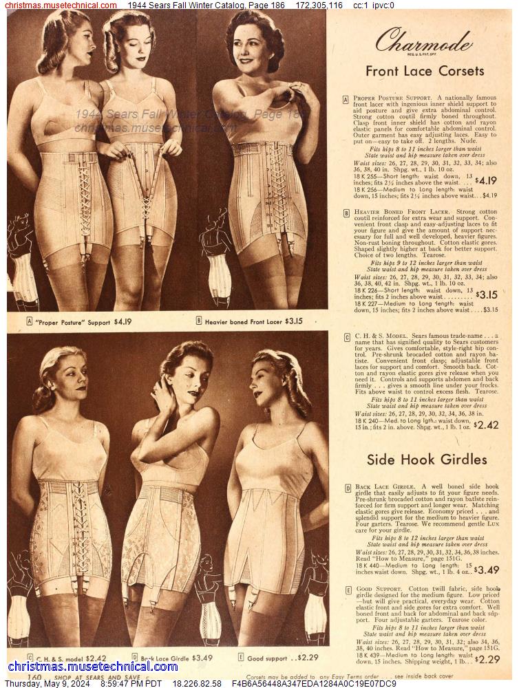 1944 Sears Fall Winter Catalog, Page 186