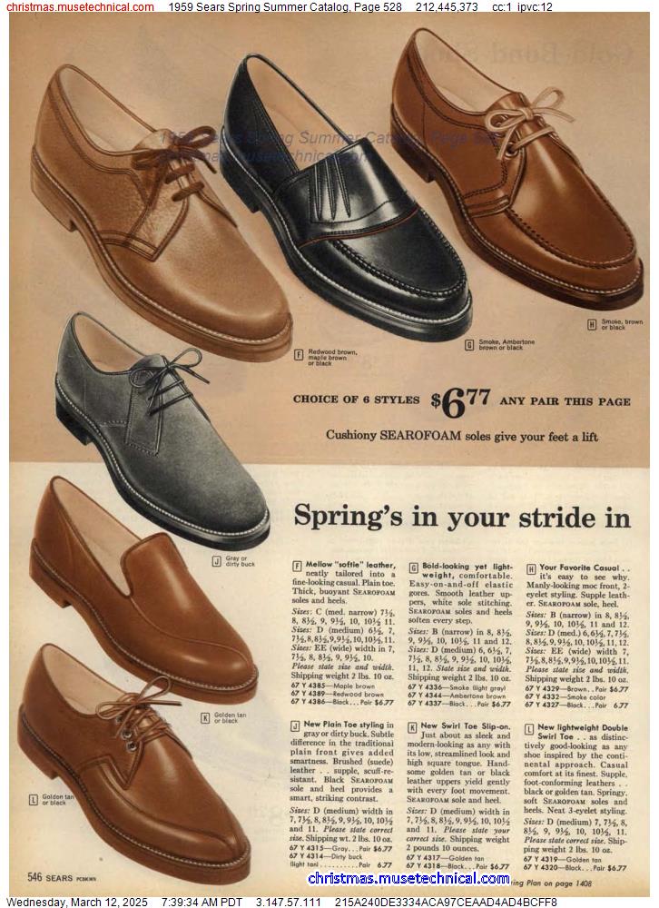 1959 Sears Spring Summer Catalog, Page 528