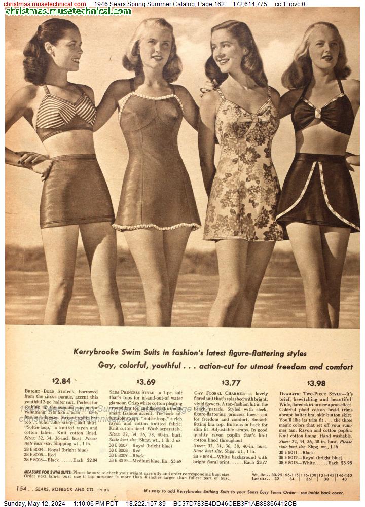 1946 Sears Spring Summer Catalog, Page 162