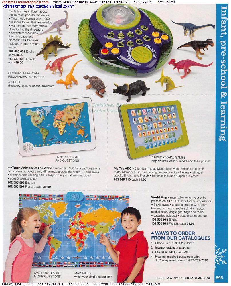 2012 Sears Christmas Book (Canada), Page 623