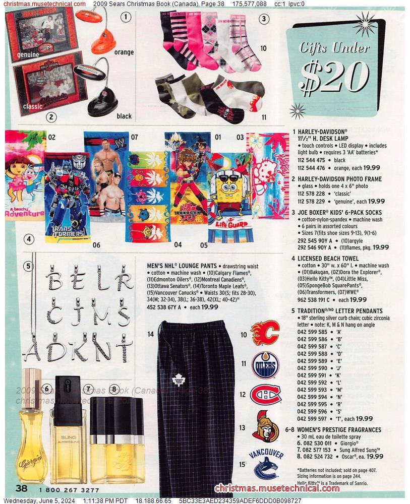 2009 Sears Christmas Book (Canada), Page 38