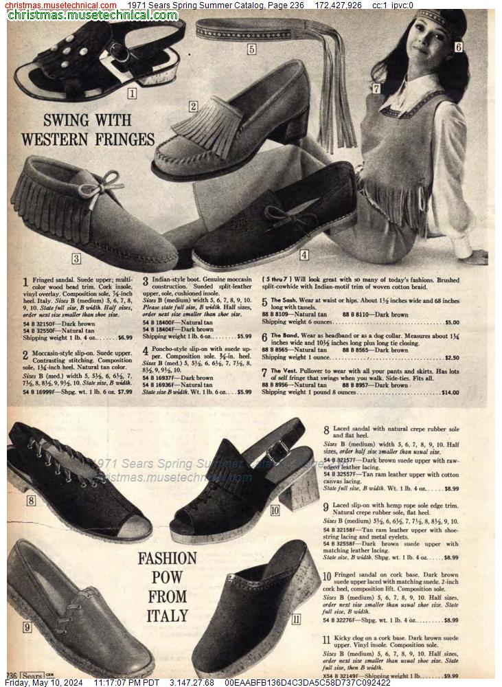 1971 Sears Spring Summer Catalog, Page 236