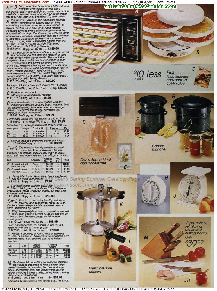 1988 Sears Spring Summer Catalog, Page 723