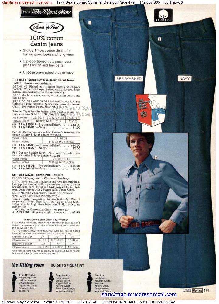 1977 Sears Spring Summer Catalog, Page 479