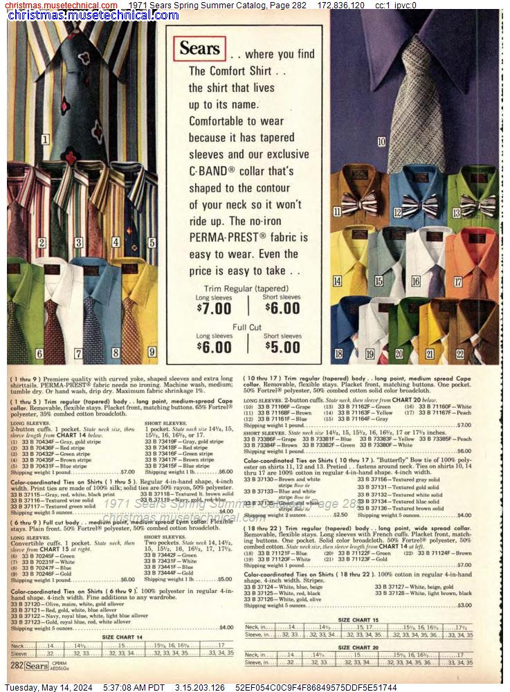 1971 Sears Spring Summer Catalog, Page 282