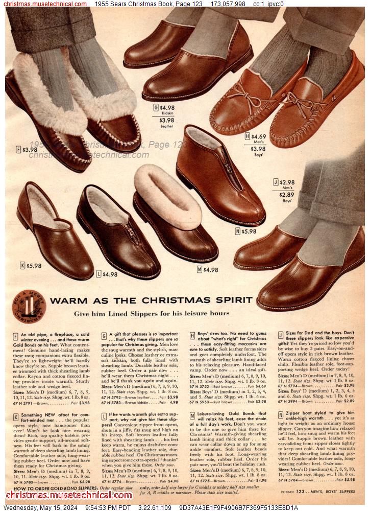1955 Sears Christmas Book, Page 123