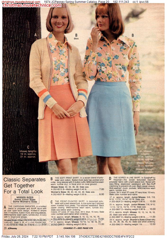 1974 JCPenney Spring Summer Catalog, Page 20