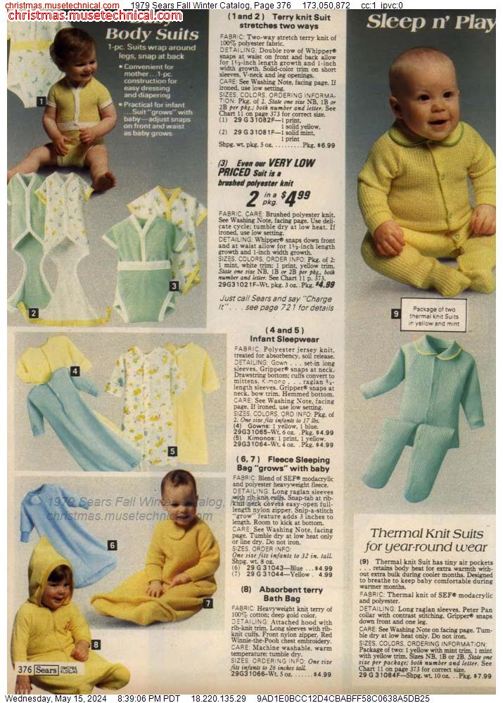 1979 Sears Fall Winter Catalog, Page 376