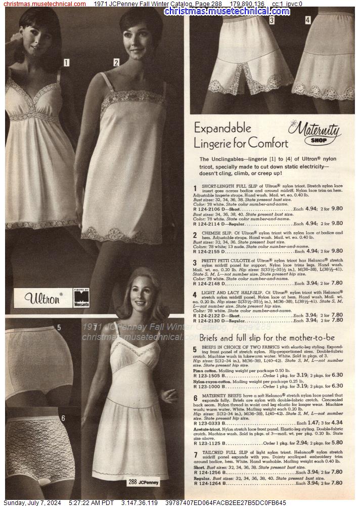 1971 JCPenney Fall Winter Catalog, Page 288