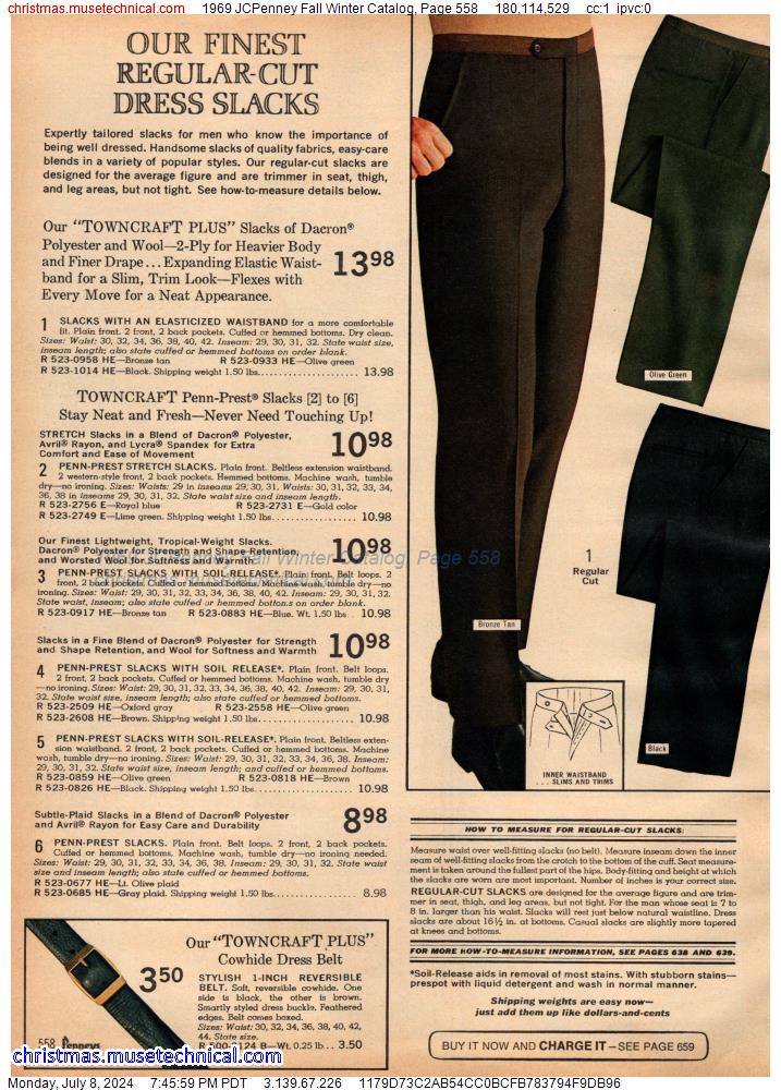 1969 JCPenney Fall Winter Catalog, Page 558