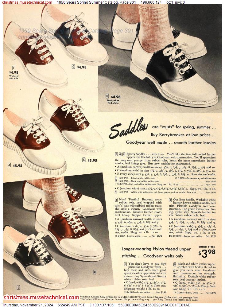 1950 Sears Spring Summer Catalog, Page 301