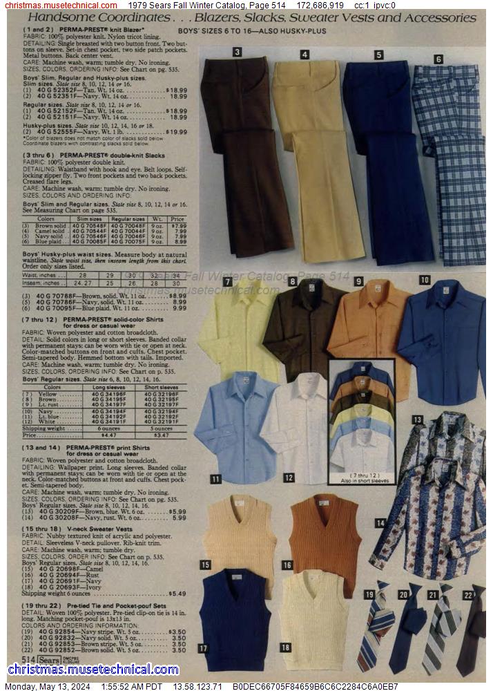 1979 Sears Fall Winter Catalog, Page 514